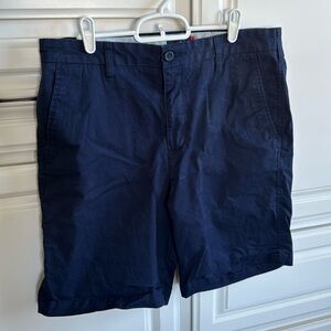 Dockers Navy Blue Men's Flat Front Shorts